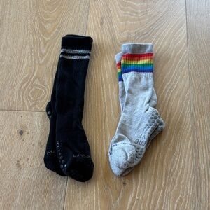 Set of 2 EUC Pure Barre Sticky Socks Tall Sz M